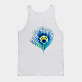 Peacock Feather Tank Top